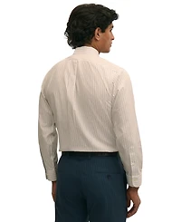 B by Brooks Brothers Men's Striped Spread-Collar Dress Shirt