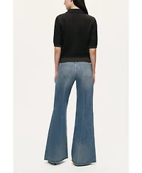 Nocturne Women's Contrast-Trim Short-Sleeve Cardigan