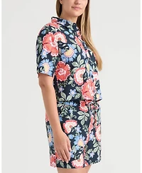 Ellen Tracy Women's Camp Shirt