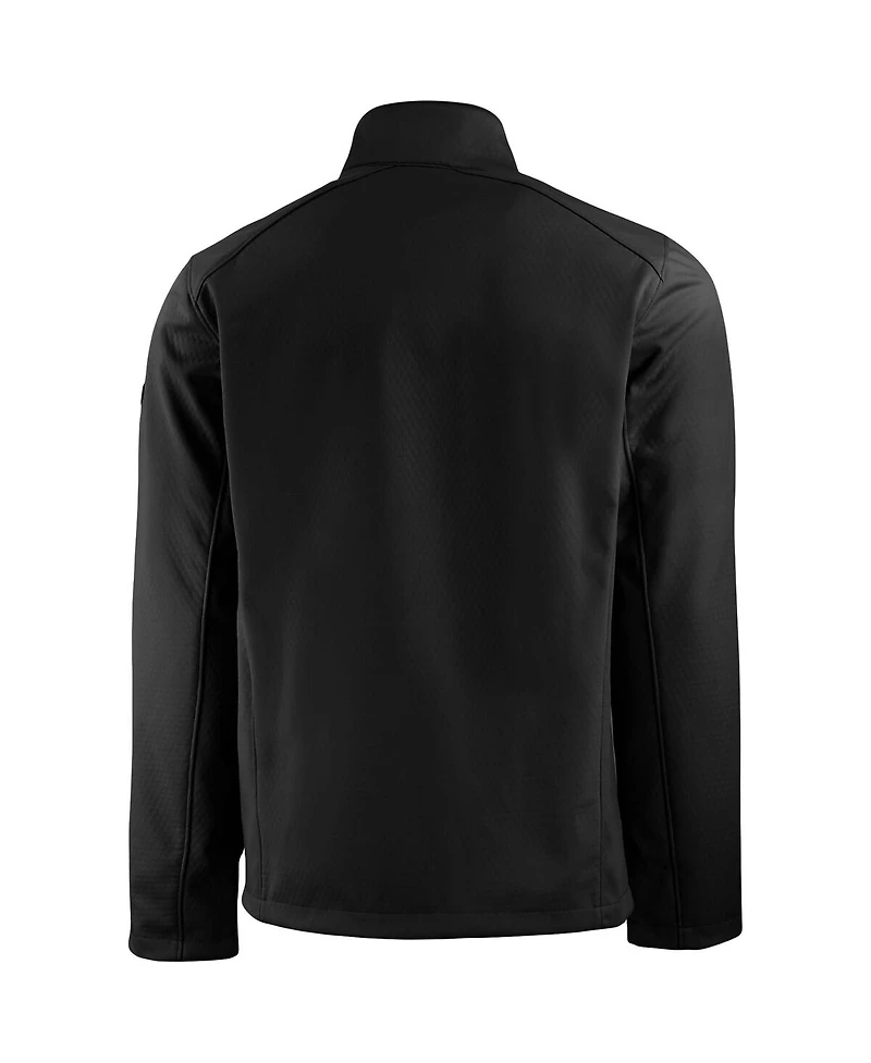 Cutter Buck Men's Black San Francisco 49ers Evoke Eco Softshell Full-Zip Jacket