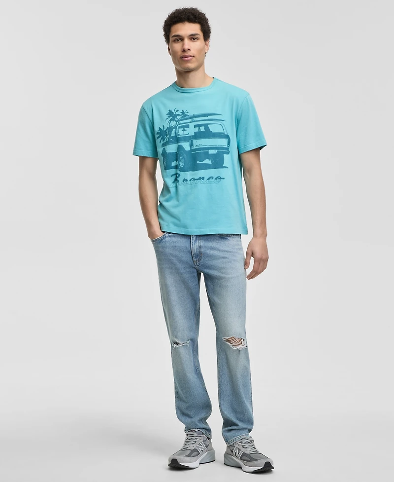 Sun + Stone Men's Surfer Bronco Truck Graphic Cotton T-Shirt, Macy's Exclusive