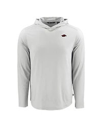 Cutter Buck Men's Gray Arkansas Razorbacks Coastline Epic Comfort Long Sleeve Hoodie T-Shirt
