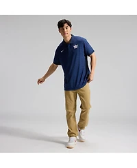 Nike Men's Navy Usa Baseball 2026 World Baseball Classic Victory Striped Dri-fit Polo Shirt