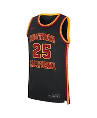 Nike Men's 25 Black Usc Trojans Alternate Replica Basketball Jersey