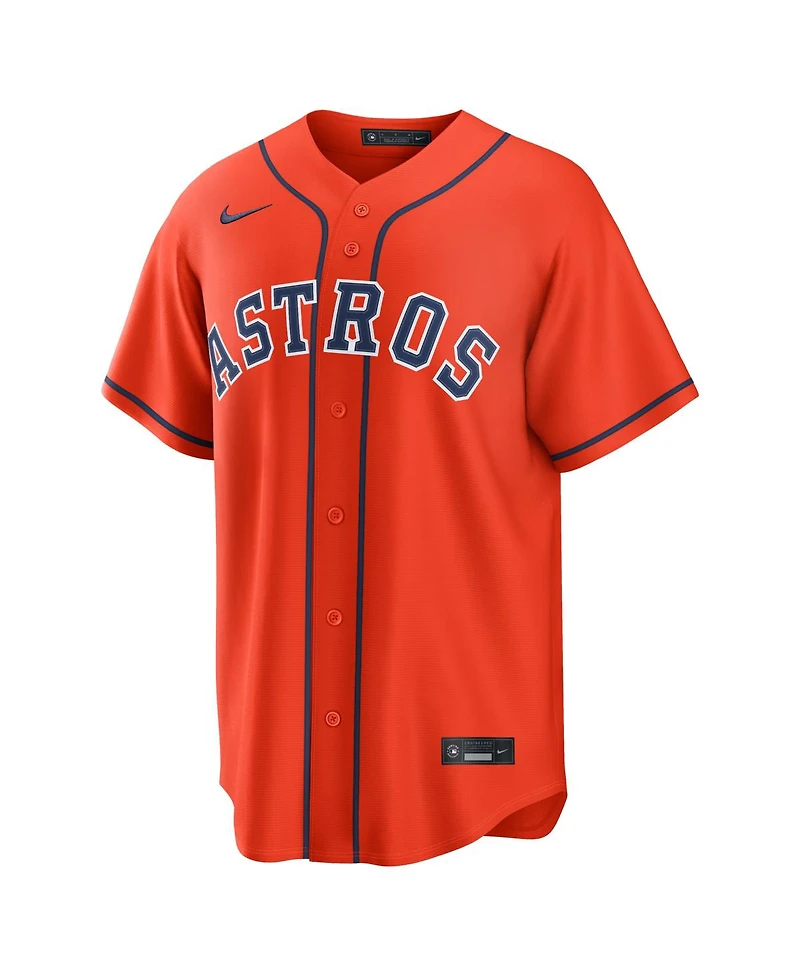 Nike Men's Jose Altuve Orange Houston Astros Alternate Replica Jersey