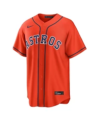 Nike Men's Jose Altuve Orange Houston Astros Alternate Replica Jersey