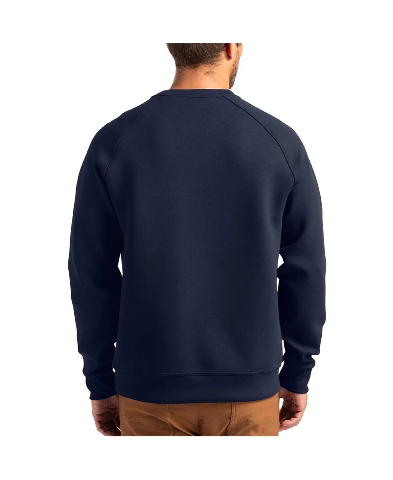 Cutter & Buck Men's Navy Chicago Bears Team Logo Roam Raglan Pullover Sweatshirt