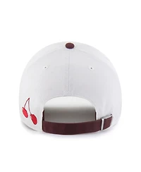 '47 Brand Men's Women's Stone/Burgundy Chicago Cubs Love Letter Clean Up Adjustable Hat