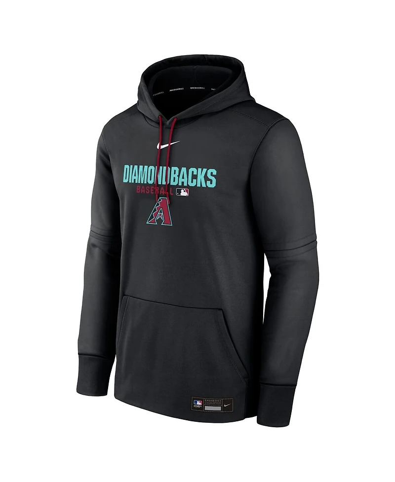 Nike Men's Black Arizona Diamondbacks Authentic Collection Therma-fit Hoodie