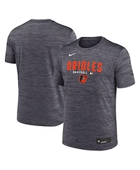 Nike Men's Black Baltimore Orioles Authentic Collection Velocity Dri-fit T-Shirt