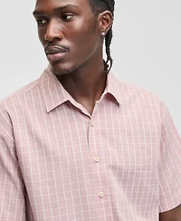 Sun + Stone Men's Relaxed Crop Nolan Plaid Shirt, Macy's Exclusive