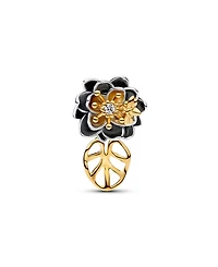 Pandora Disney Princess Tiana Lotus Flower Lab-grown Diamond Charm