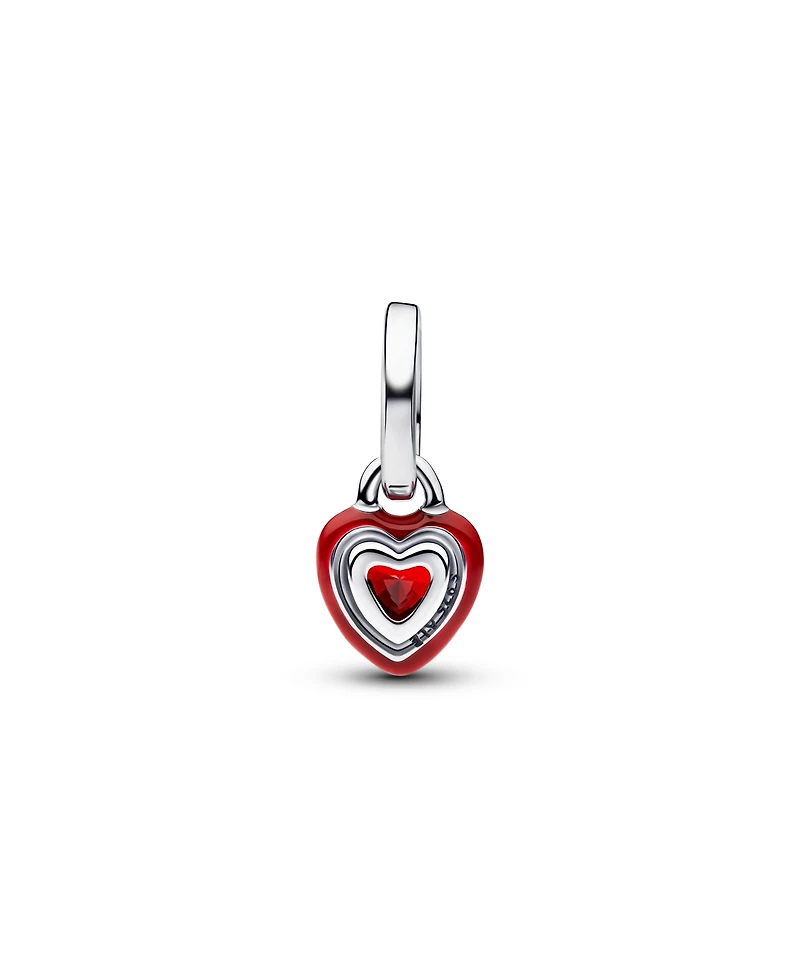 Pandora Red Chakra Heart Mini Dangle Charm
