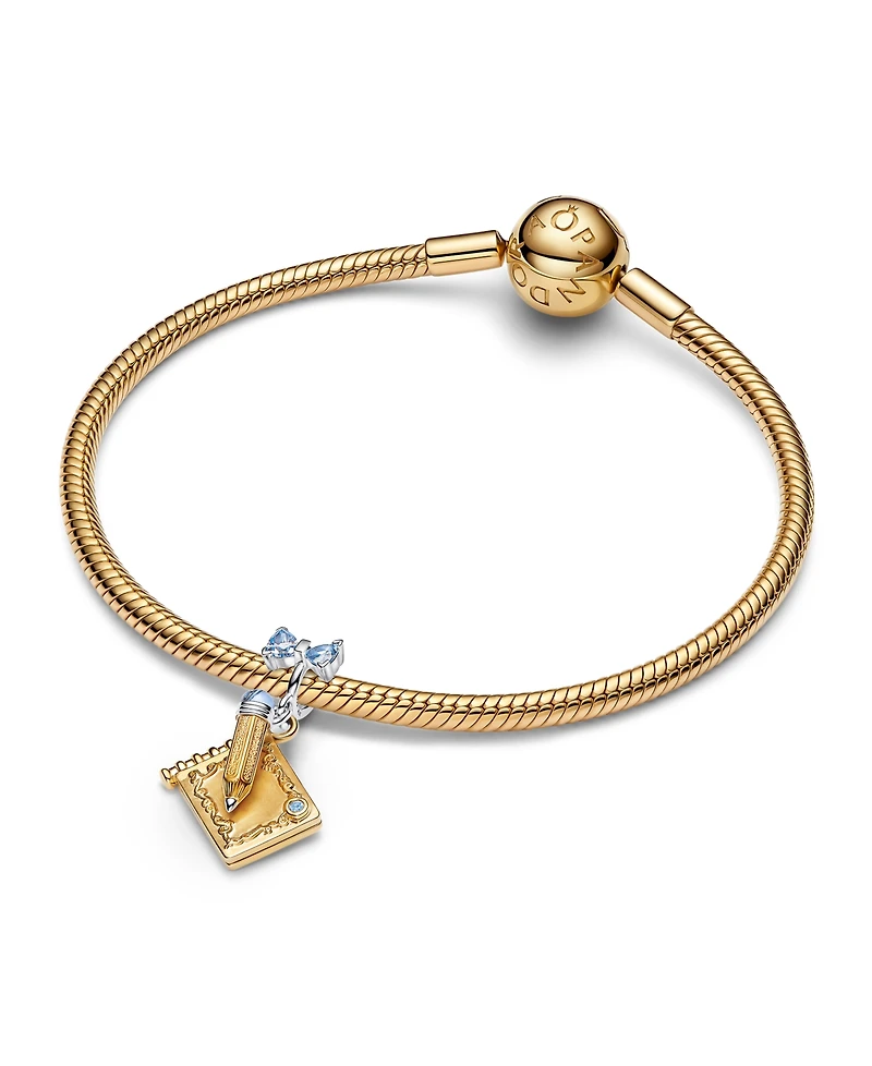 Pandora x Bridgerton Dance Card Pencil Dangle Charm