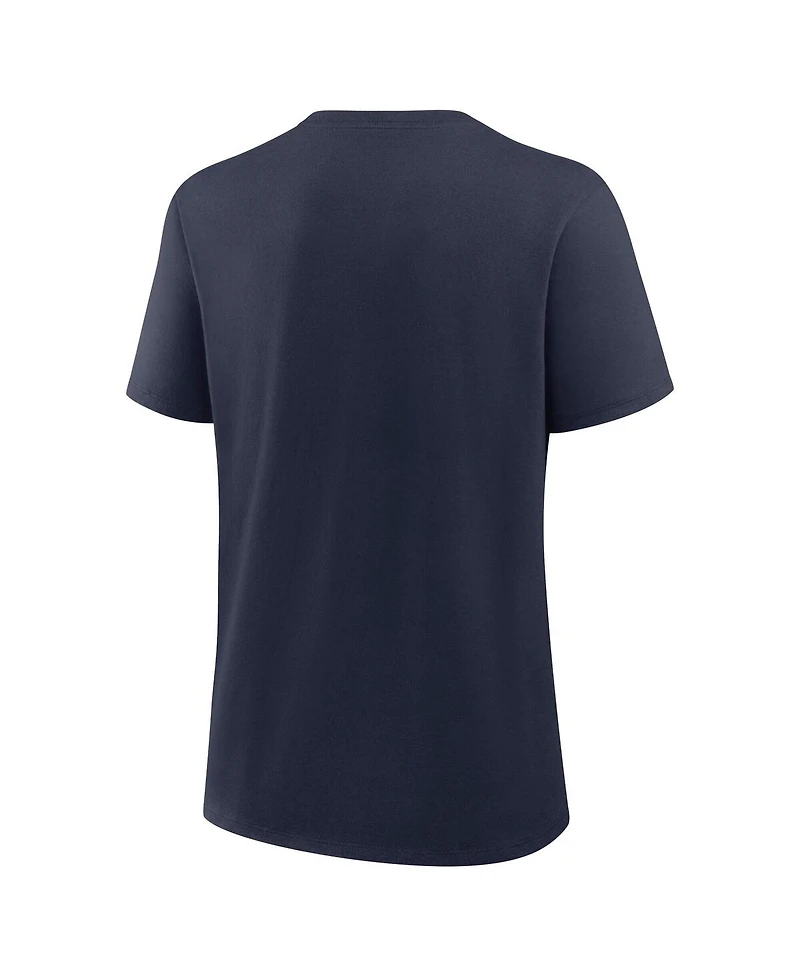 Nike Women's Navy New England Patriots 2025 Afc Champions Helmet T-Shirt