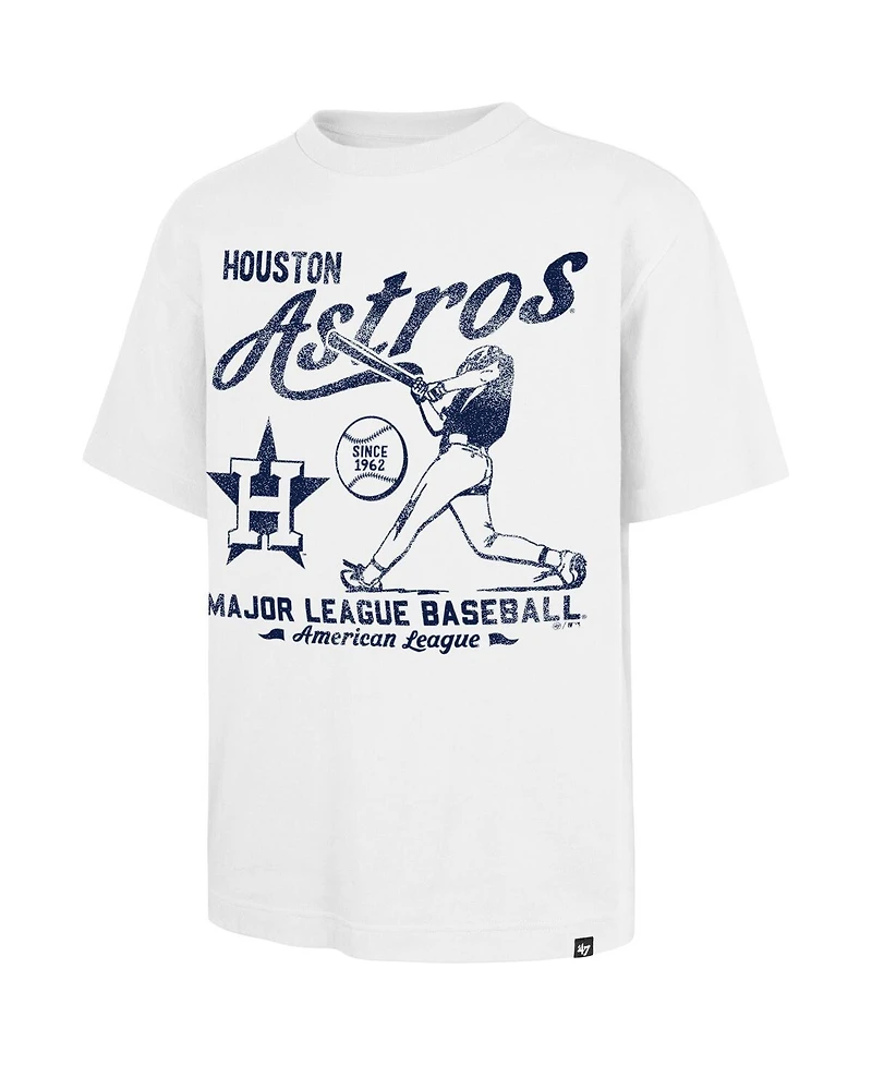 '47 Brand Men's White Houston Astros Regional Batter Foundation T-Shirt
