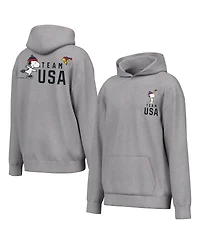 Outer stuff Men's Heather Gray Team x Peanuts Spirit Hoodie