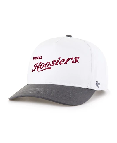 '47 Brand Men's White Indiana Hoosiers Two-Tone Hitch Adjustable Hat