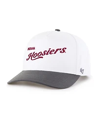 '47 Brand Men's White Indiana Hoosiers Two-Tone Hitch Adjustable Hat