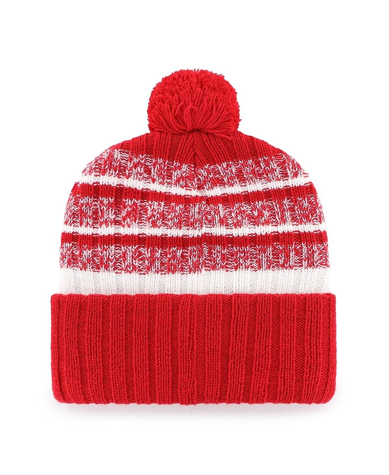 '47 Brand Men's Red Georgia Bulldogs Tavern Cuffed Knit Hat with Pom