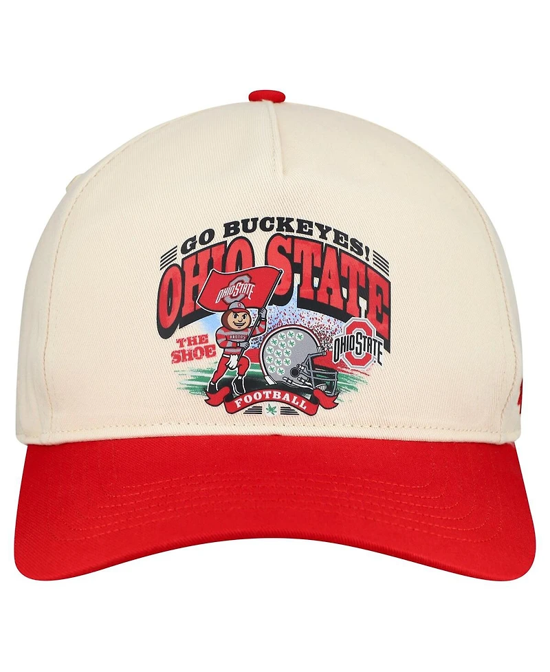 '47 Brand Men's Natural Ohio State Buckeyes Unstructured Hitch Hat