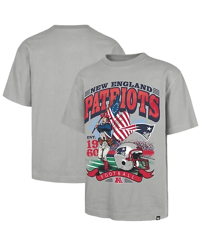 '47 Brand Men's Gray New England Patriots Regional Foundation T-Shirt
