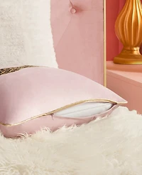 Juicy Couture Embroidered Velvet Cheetah Decorative Pillow, 18" x