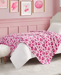 Juicy Couture Kids Plush Throw, 50" x 70"
