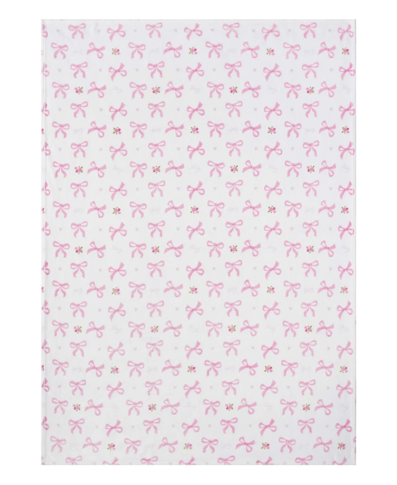 Juicy Couture Kids Plush Throw, 50" x 70"