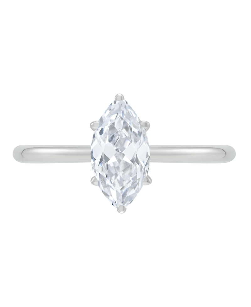 Igi Certified Lab Grown Diamond Solitaire Engagement Ring (1 ct. t.w.) 14k White Gold or Two Tone