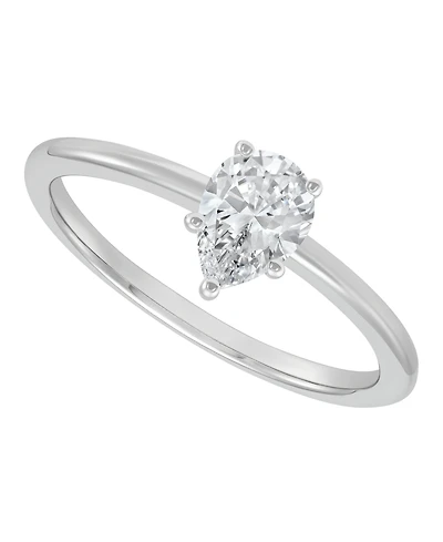 Grown With Love Igi Certified Lab Diamond Solitaire Engagement Ring (1/2 ct. t.w.) 14k Yellow Gold (Also White Gold)