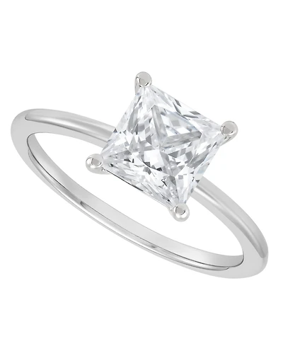 Igi Certified Lab Grown Diamond Solitaire Engagement Ring (2 ct. t.w.) 14k White Gold or Two Tone