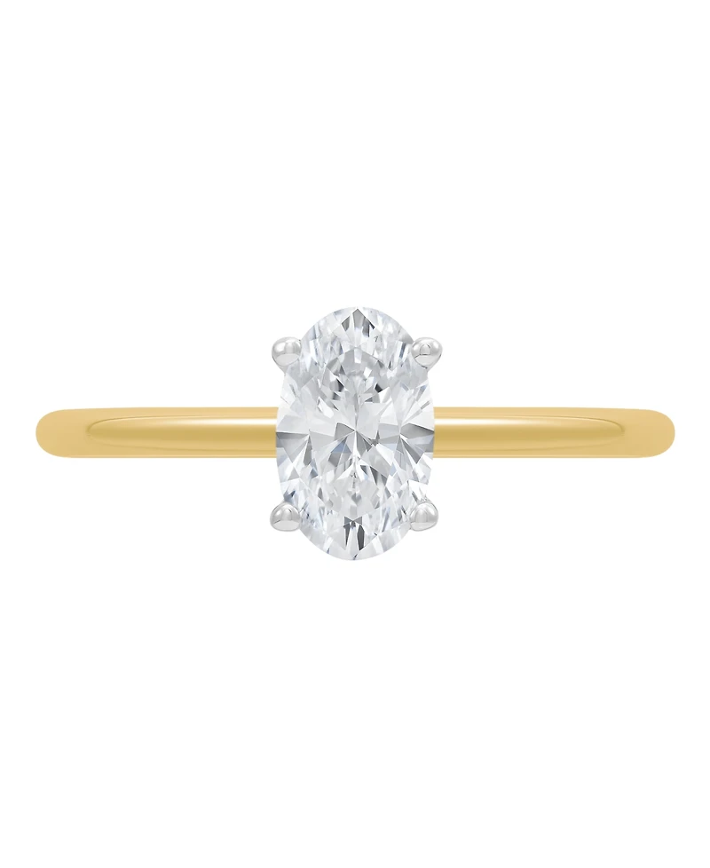 Grown With Love Igi Certified Lab Diamond Solitaire Engagement Ring (1 ct. t.w.) 14k Yellow Gold (Also White Gold)