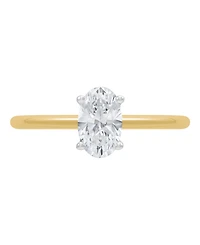 Grown With Love Igi Certified Lab Diamond Solitaire Engagement Ring (1 ct. t.w.) 14k Yellow Gold (Also White Gold)