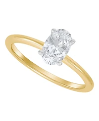 Grown With Love Igi Certified Lab Diamond Oval Solitaire Engagement Ring (1 ct. t.w.) 14k White Gold
