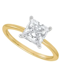 Igi Certified Lab Grown Diamond Solitaire Engagement Ring (2 ct. t.w.) 14k White Gold or Two Tone