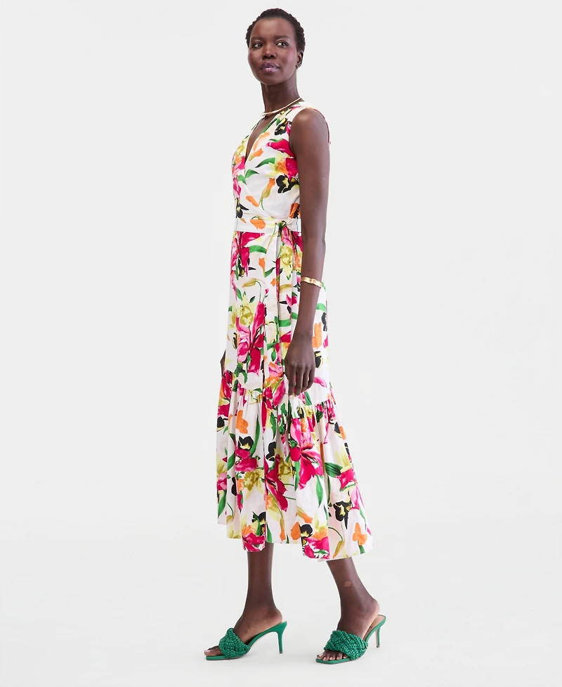 I.n.c. International Concepts Women's Sleeveless Asymmetric Dress, Macy's Exclusive