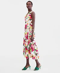 I.n.c. International Concepts Women's Sleeveless Asymmetric Dress, Macy's Exclusive