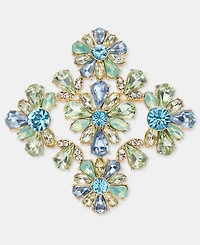 Marchesa Crystal Cluster Flower Pin