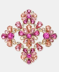 Marchesa Crystal Cluster Flower Pin