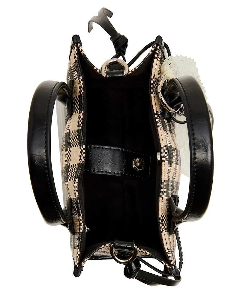 Madden Girl Logand Denim Mini Tote Bag