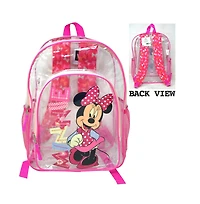 Disney Minnie Mouse Transparent, Clear backpack for ages 3