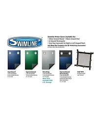 Swimline PCO834 30' Round Above Ground Winter Swimming Cover (Pool Cover Only)