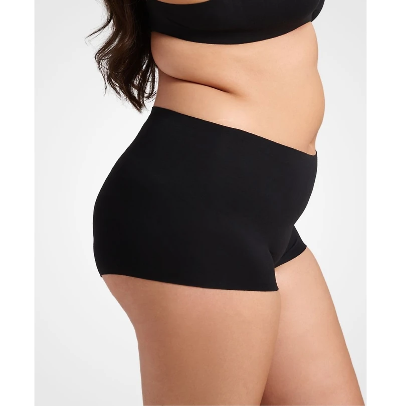 Siella Women's Organic Cotton No-Show Shaping Boy Short