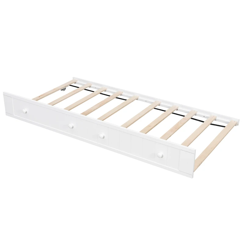 Streamdale Furniture Twin Wooden Daybed with Trundle