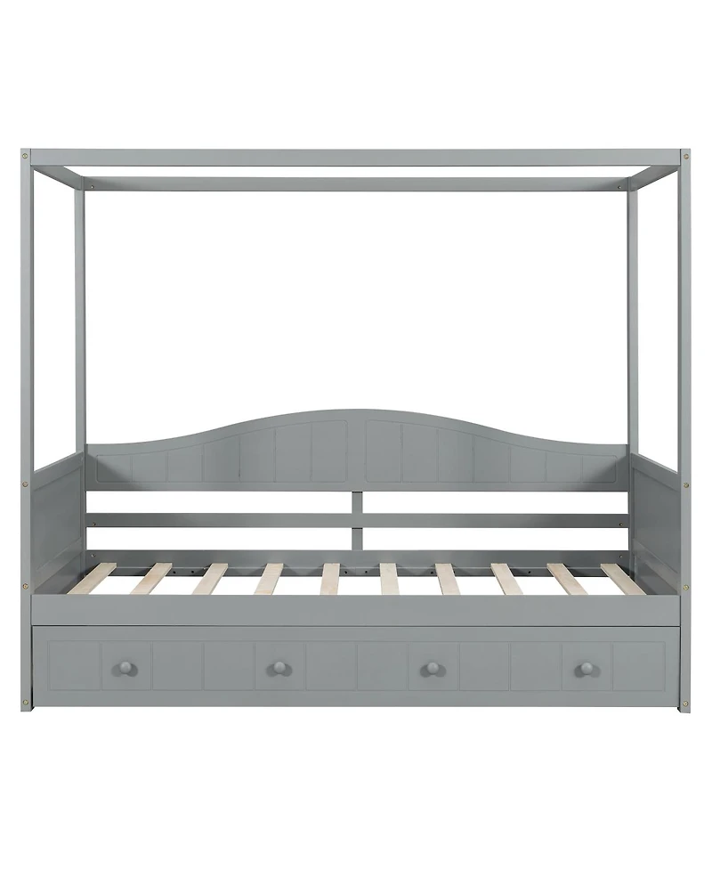 Streamdale Furniture Canopy Day Bed with Trundle