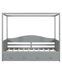 Streamdale Furniture Canopy Day Bed with Trundle