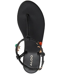 Aldo Women's Seajewels T-Strap Round Toe Flat Sandals