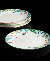 Oneida First Blooms Accent Plates, Set of 4, Service for 4