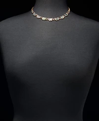 lonna & lilly Gold-Tone Chain Stone Frontal Necklace